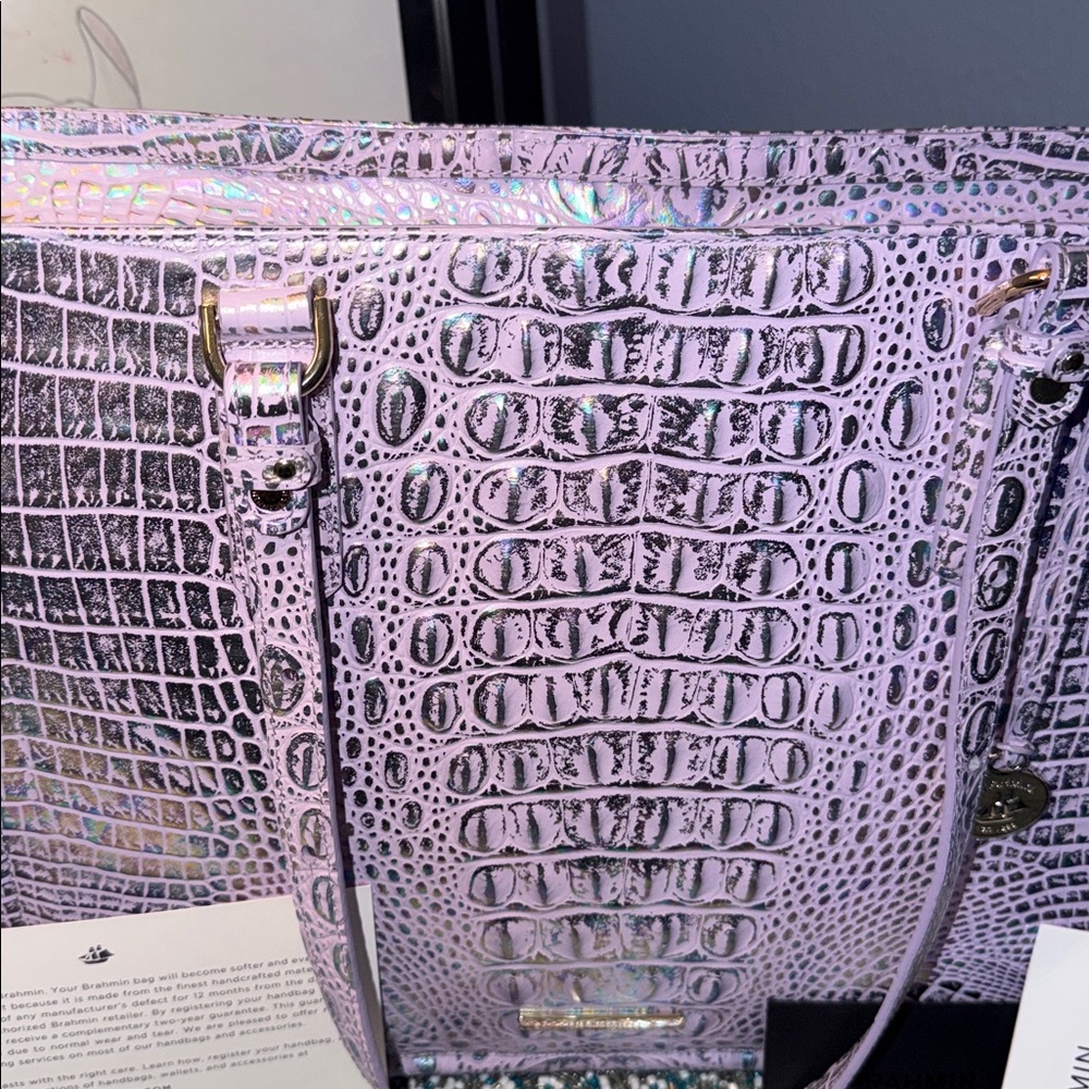 Brahmin Ashlee Tote Violet Wonderland Melbourne - Picture 2 of 11